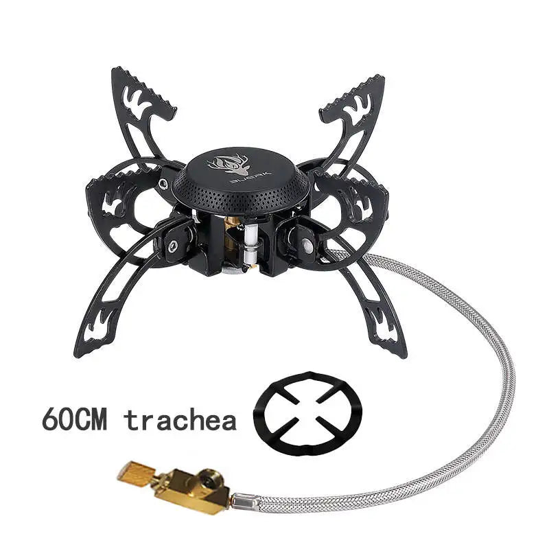 Folding 3800W UFO Camping Stove Black Camp Cooking - Tophatter Daily Deals