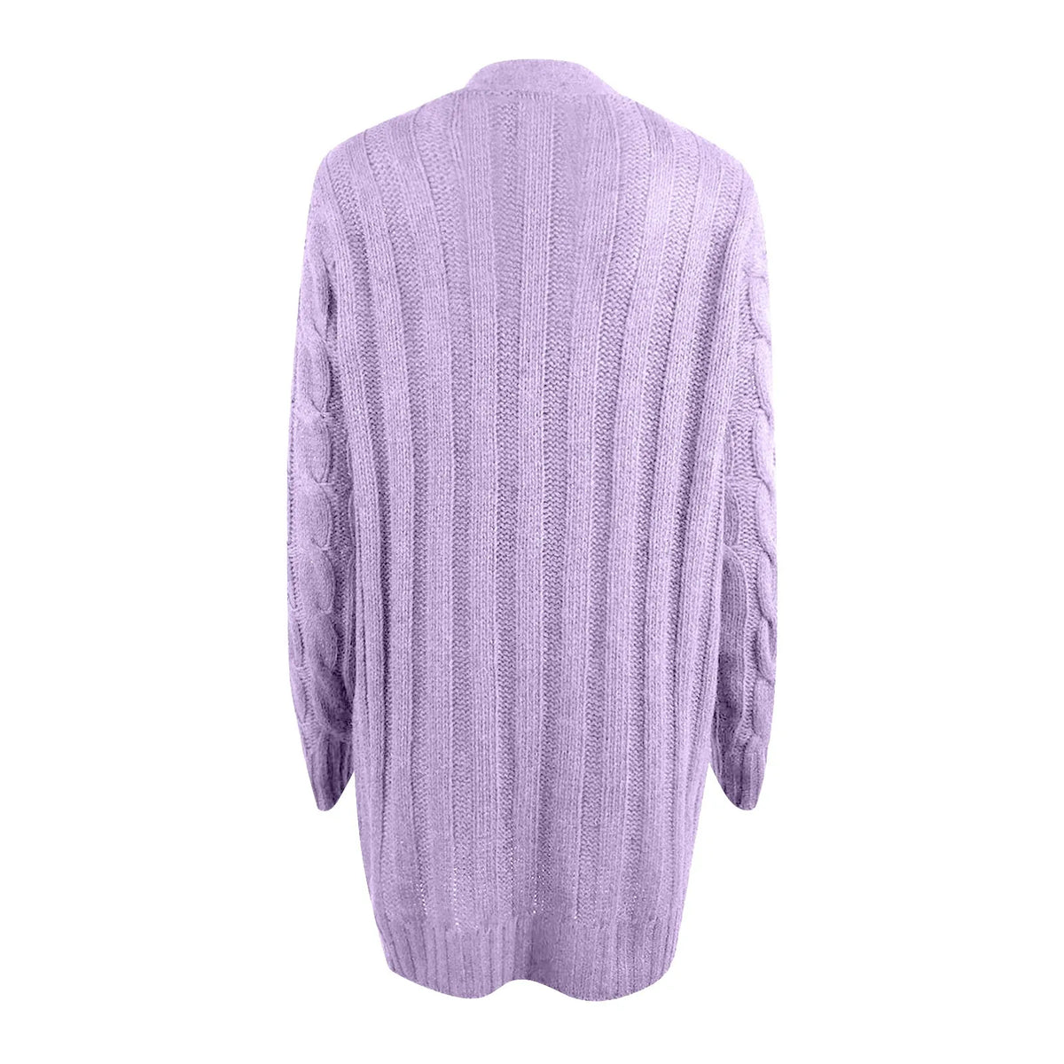 Soft Women’s Knit Button Cardigan - Hip Length Acrylic - Tophatter Daily Deals