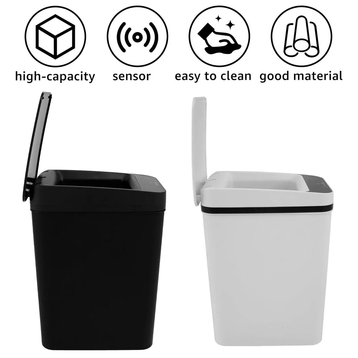 Touchless Automatic Trash Can 12L Sensor Kitchen - Tophatter Daily Deals