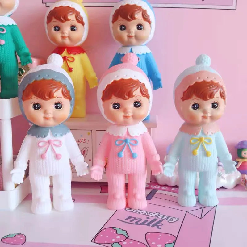 Classic Baby Girl Doll Cute Latex Rubber Baby Kids Office Decor Animals - Tophatter Daily Deals