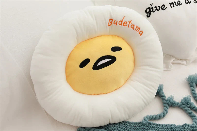 Sanrio Lazy Egg Gudetama Plush Pillow Cushion Chair Cover Food - Tophatter Daily Deals