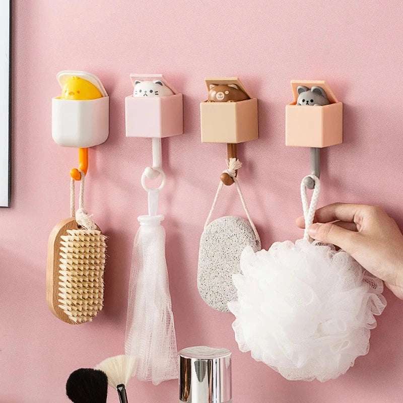 Cute Cat Wall Hooks for Keys Animals - Tophatter Daily Deals