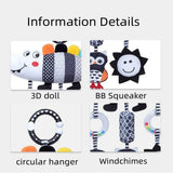 Baby Rattle Stroller Hanging Toy Newborn Sensory Toys - Tophatter Daily Deals