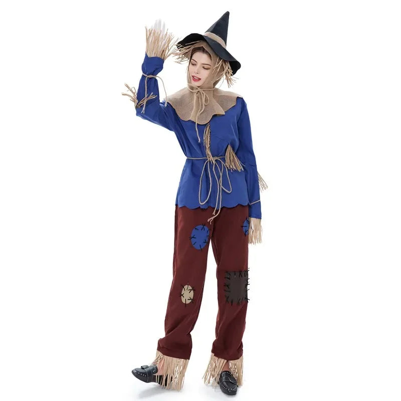 Scarecrow Costume Wizard Of Oz Halloween 2025 Outfit - Tophatter Daily Deals