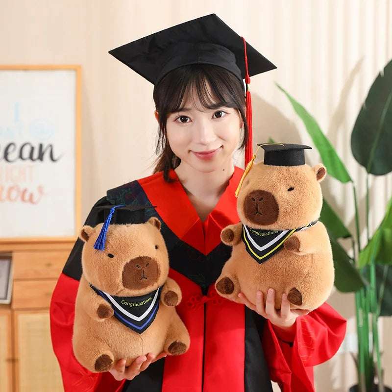 Kawaii Snack Attack: Hamburger Capybara Dog Pig Capibaras Pizza Bubble Tea Cushion Plush Animals - Tophatter Daily Deals
