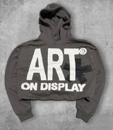 Oversized Unisex Zip-Up Hoodie - Boxy Cut, Knit, Street Brown - Tophatter Daily Deals