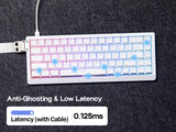 Mechanical 65 Percent Magnetic Wired Keyboard RGB Backlit - Tophatter Daily Deals