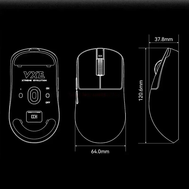 Gaming Mouse Wireless Lightweight Ambidextrous 26000 DPI - Tophatter Daily Deals