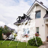 Halloween Spider Web Triangle Lawn Decor 2025 Haunted Prop - Tophatter Daily Deals