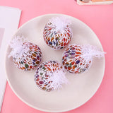 6cm Rainbow Bead Stress Ball Mesh Pinch Pocket Fidget - Tophatter Daily Deals