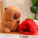 Kawaii Snack Attack: Hamburger Capybara Dog Pig Capibaras Pizza Bubble Tea Cushion Plush Animals - Tophatter Daily Deals