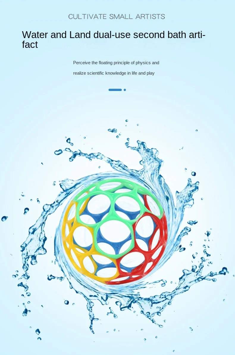 Baby Rattle Teether Ball Newborn Sensory Toys Soft Safe - Tophatter Daily Deals