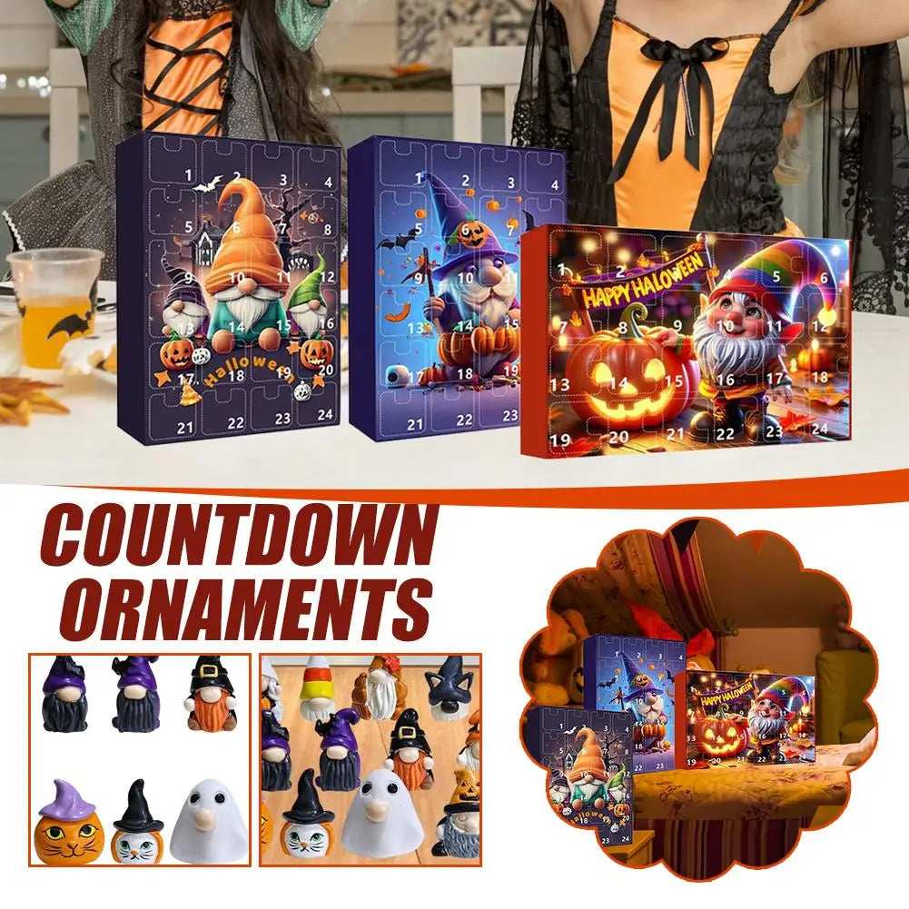 Gnome Advent Calendar Halloween Countdown Decor 2025 - Tophatter Daily Deals