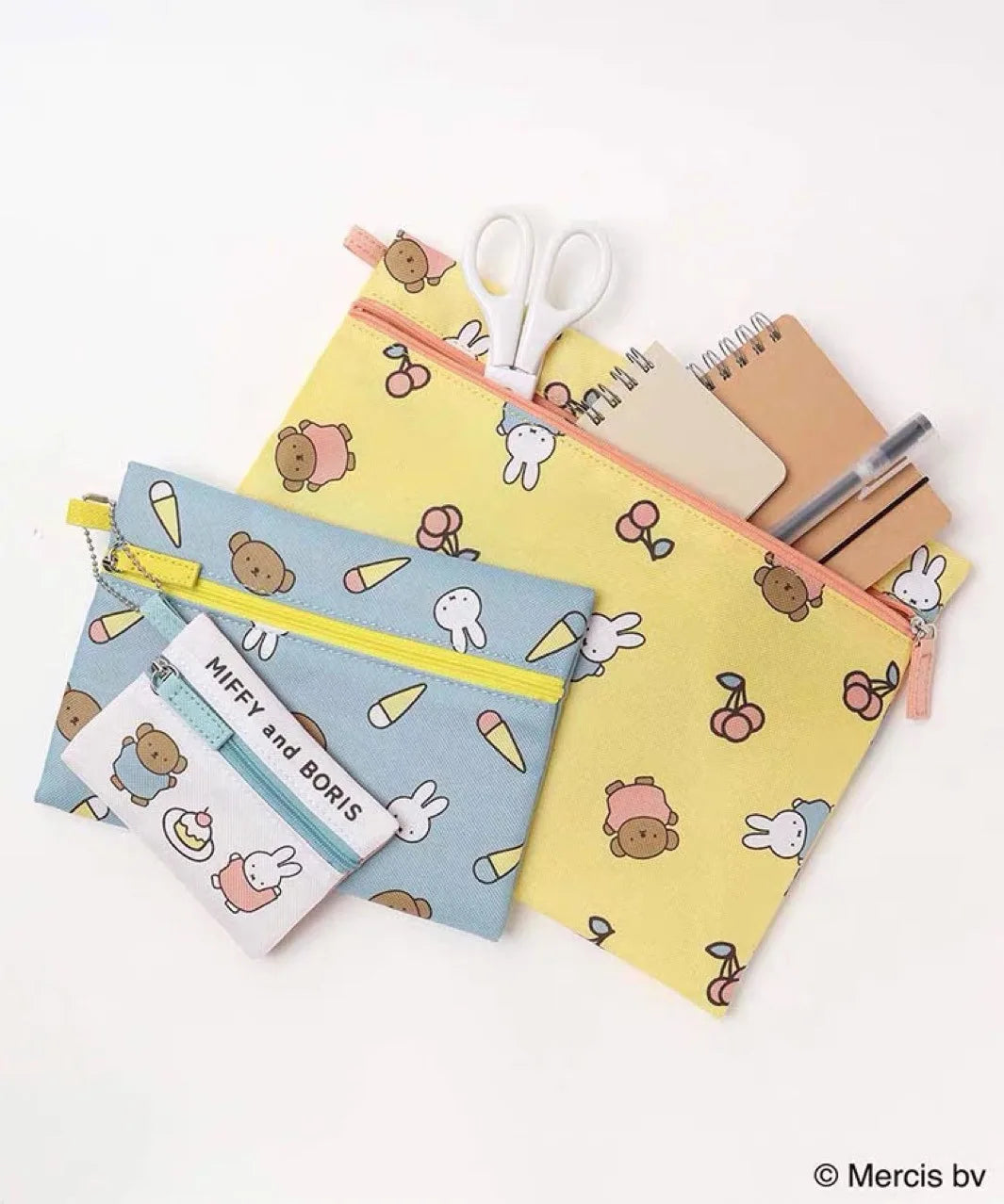 Miffy 3 Sets of Zipped Cases Animals - Tophatter Daily Deals