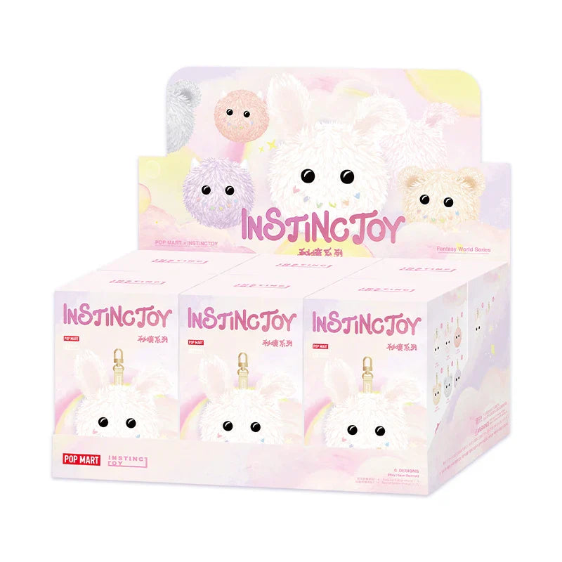 Genuine Pop Mart Instinctoy Fantasy World Series - Plush Blind Box Full Set of 6 Boxes Animals - Tophatter Daily Deals