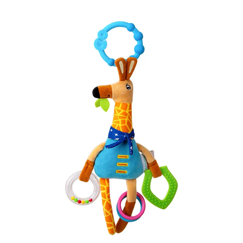 Giraffe Spiral Crib Toy Newborn Sensory Toys Rattle AC-4 - Tophatter Daily Deals