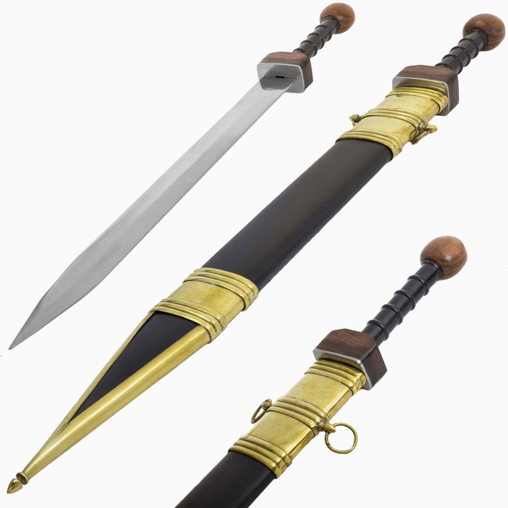 Roman Gladiator Historic Sword With Scabbard The Gladius Sword - Tophatter's Guns'N'Weapons Store Collectible Weapons - Tophatter Daily Deals