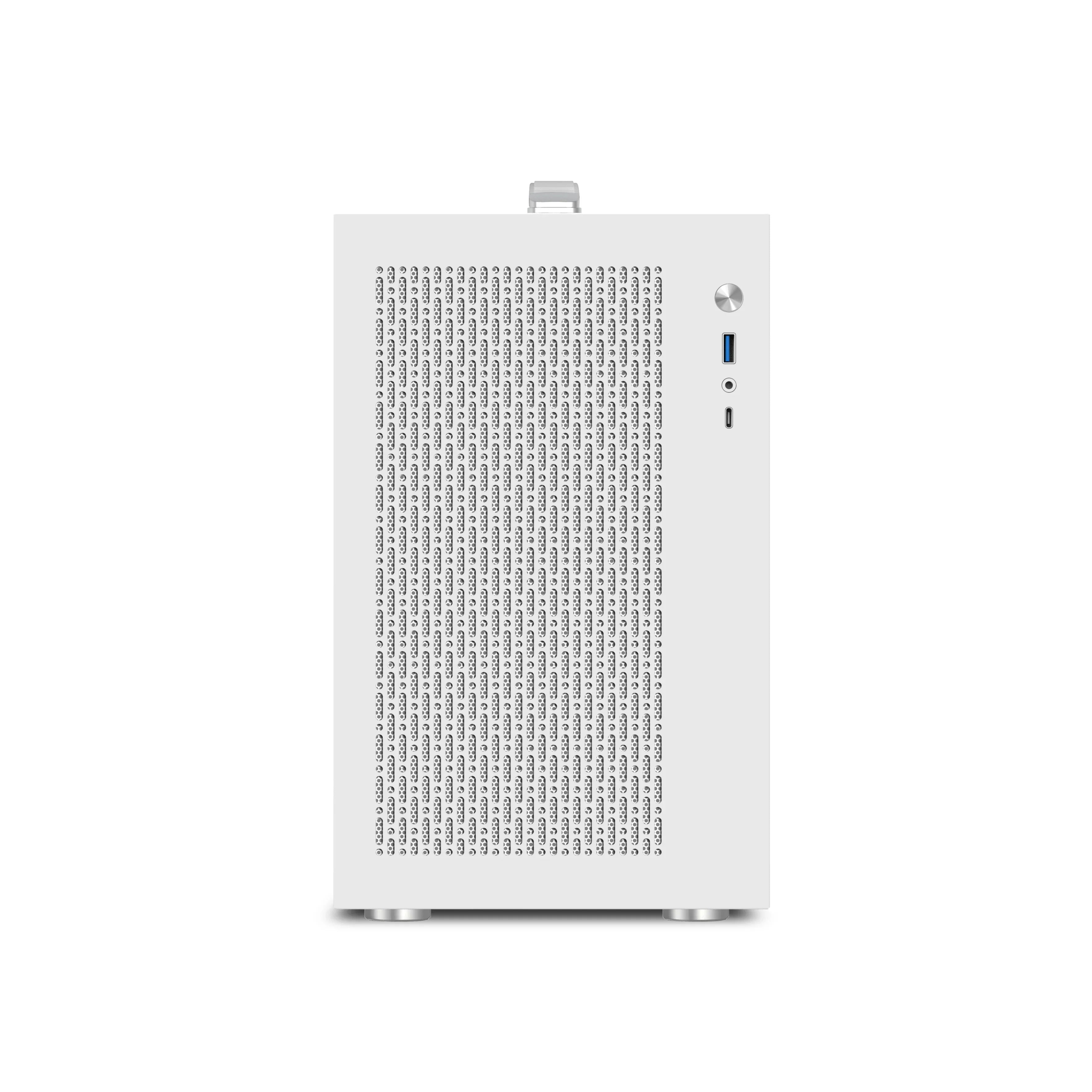 Mini ITX PC Case Transparent Side 240mm Water Cooling - Tophatter Daily Deals
