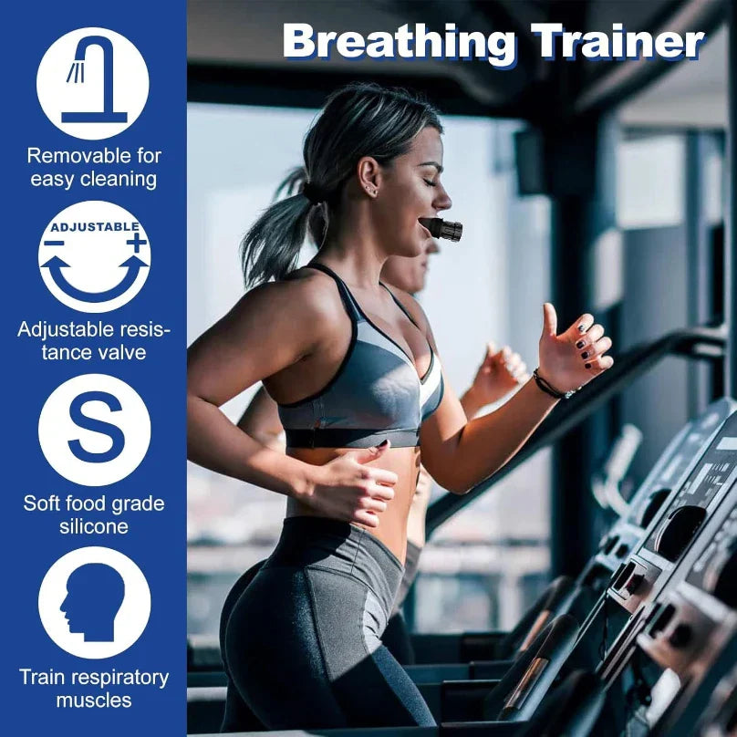 Breathing Trainer Lung Exerciser Adjustable Resistance - Tophatter Daily Deals