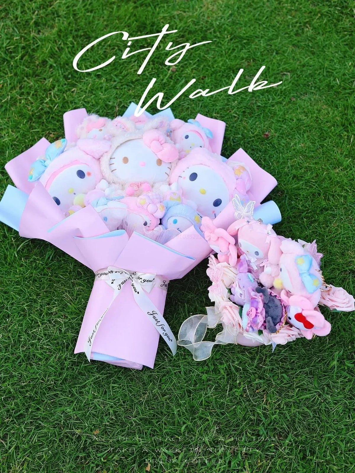 Sanrio Led Lights My Melody Plush Toy Bouquet Flowers - Tophatter Daily Deals