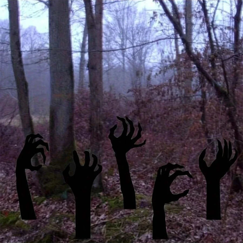 Halloween Skeleton Hands Ground Stakes Decor Fall 2025 - Tophatter Daily Deals