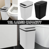 Touchless Automatic Trash Can 12L Sensor Kitchen - Tophatter Daily Deals