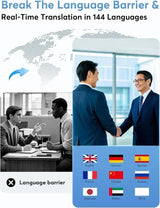 AI Translation Earbuds Real Time Translator Travel 2025 - Tophatter Daily Deals