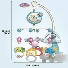 Musical Baby Mobile Projection Remote Newborn Sensory Toys - Tophatter Daily Deals