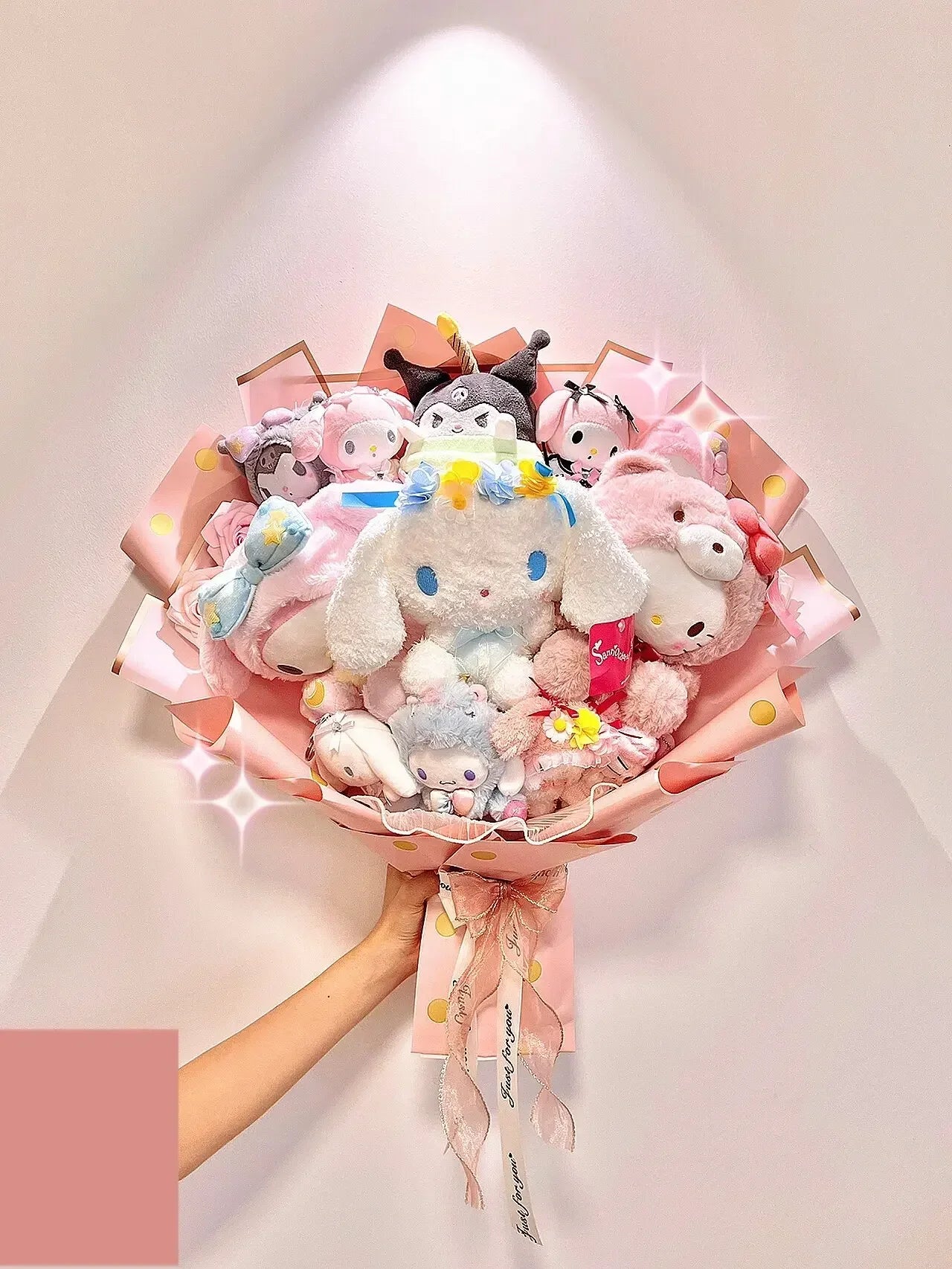 Sanrio Led Lights My Melody Plush Toy Bouquet Cinnamoroll Flowers - Tophatter Daily Deals