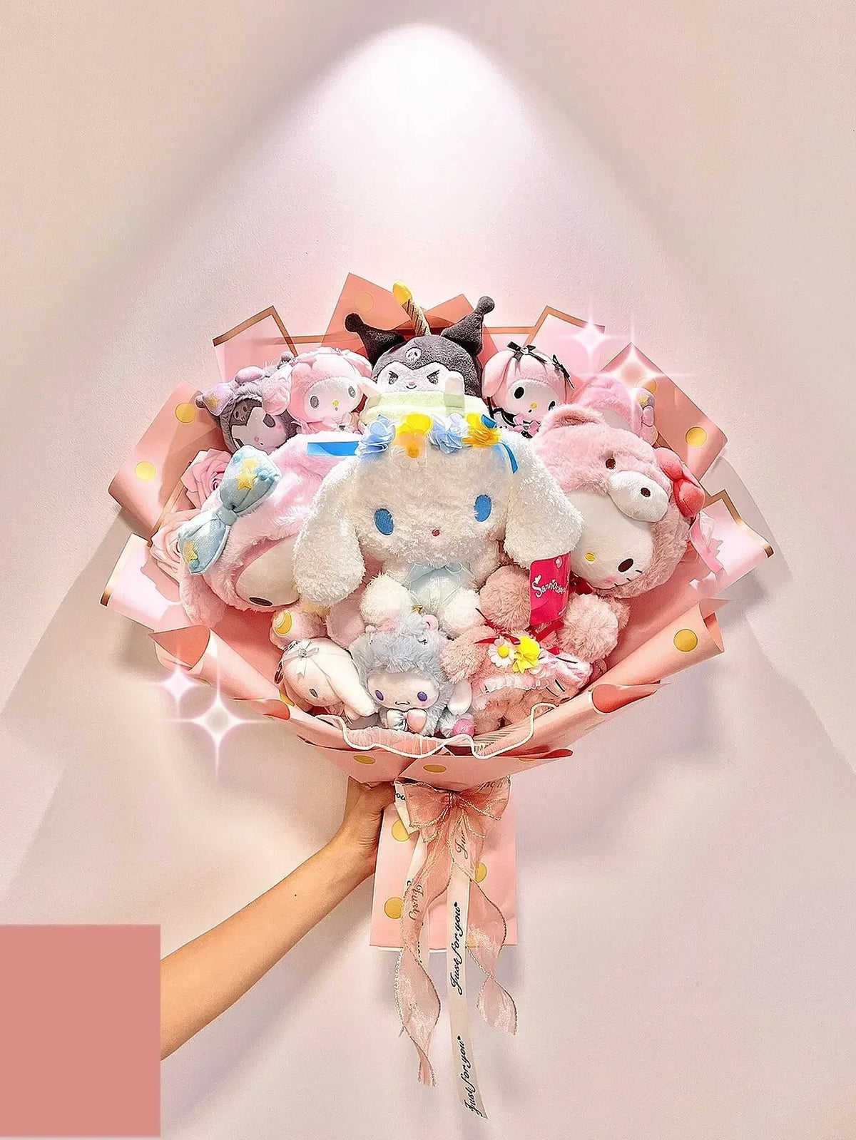 Sanrio Led Lights My Melody Plush Toy Bouquet Cinnamoroll Flowers - Tophatter Daily Deals