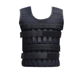 Adjustable Weighted Vest (Plates Not Included) Black Fitness - Tophatter Daily Deals