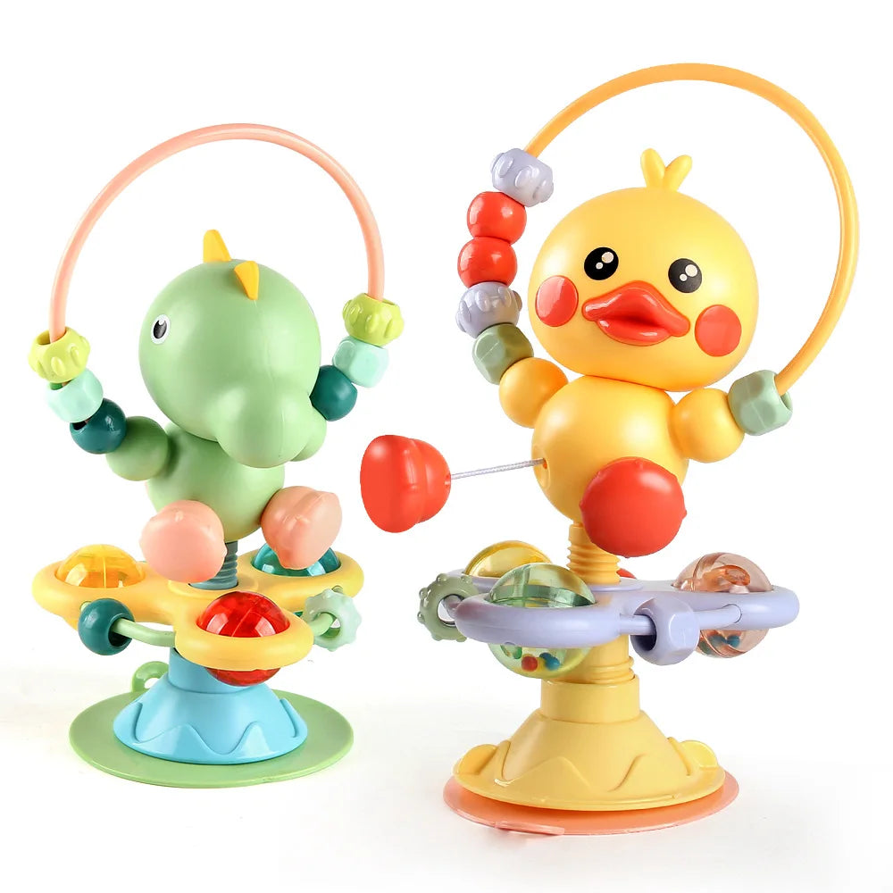 Baby Soothing Rattle Suction Cup Newborn Sensory Toys - Tophatter Daily Deals