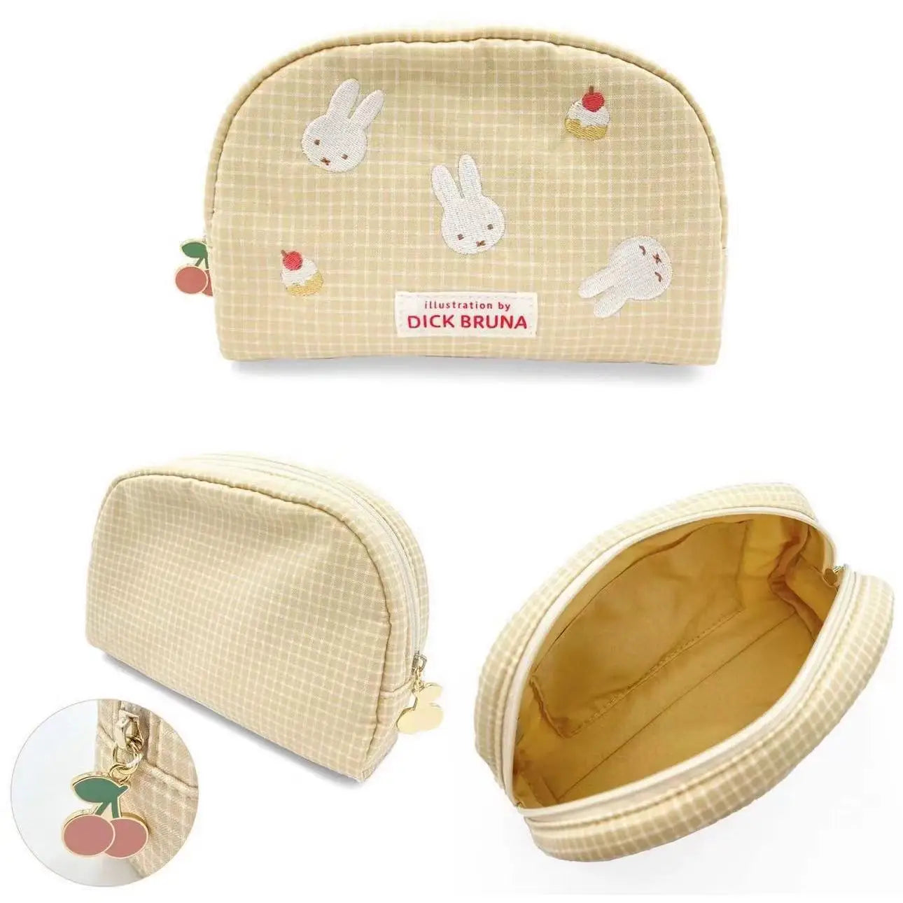 Miffy Embroidered Zipped Makeup Bag Animals - Tophatter Daily Deals