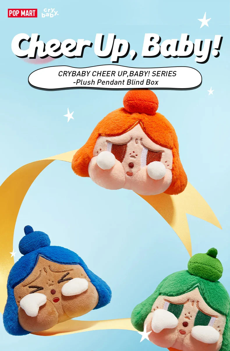 Genuine Pop Mart Crybaby Cheer Up, Baby! Series - Plush Pendant Blind Box Anime - Tophatter Daily Deals
