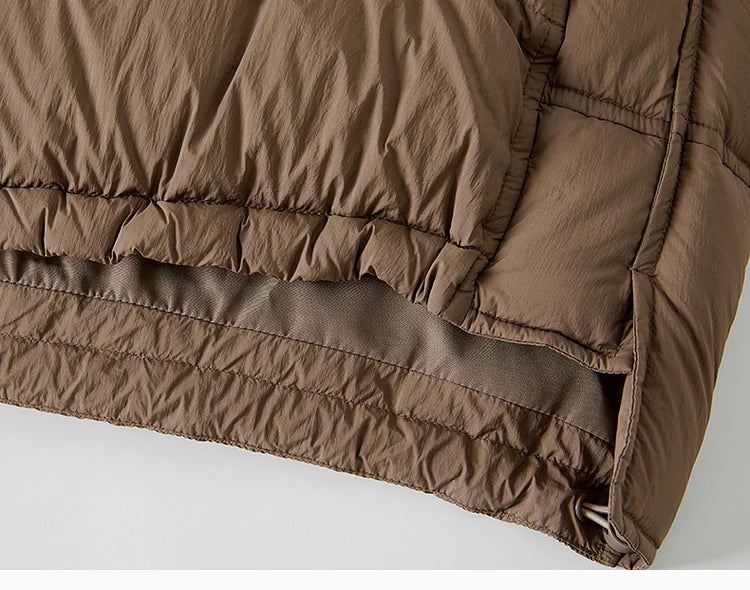 Insulating Women’s Down Vest - Cropped, Duck, Winter - Tophatter Daily Deals