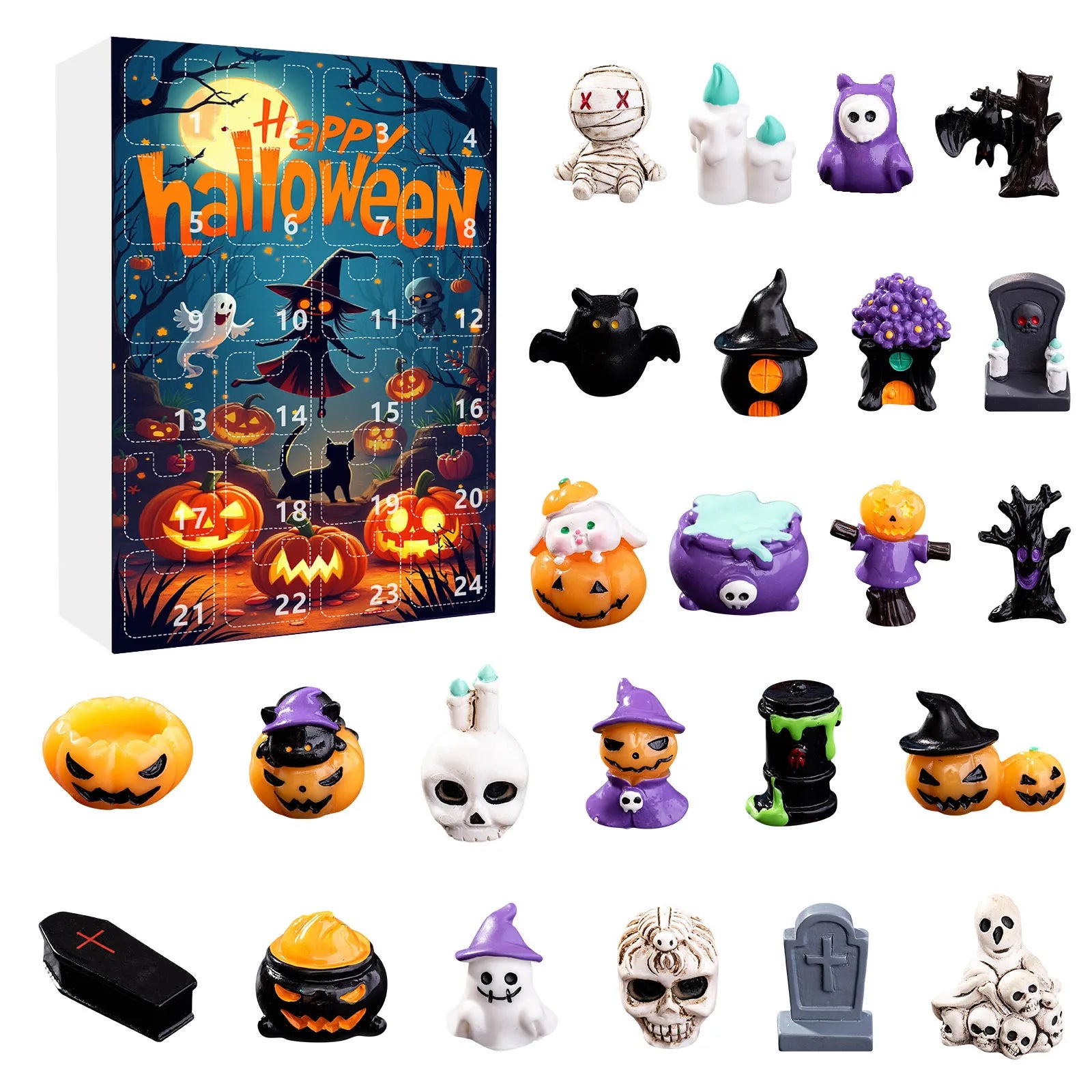 Halloween Advent Calendar 24 Day Non Candy Surprise Gifts - Tophatter Daily Deals