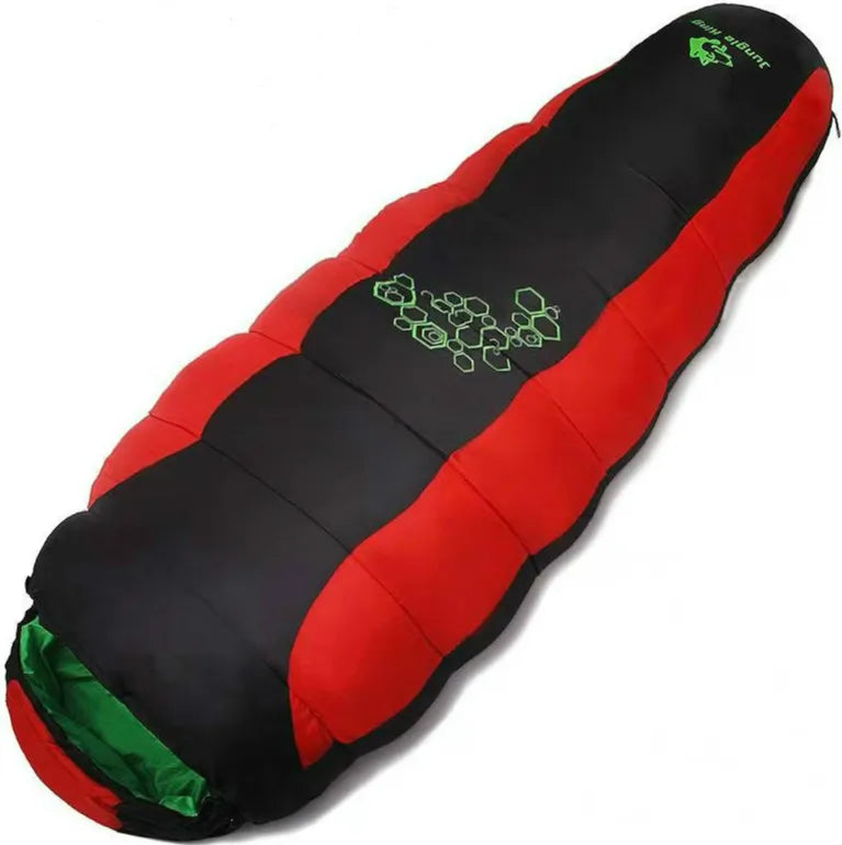 Thickened Four-Hole Cotton Sleeping Bag Red Sleeping Bags - Tophatter Daily Deals