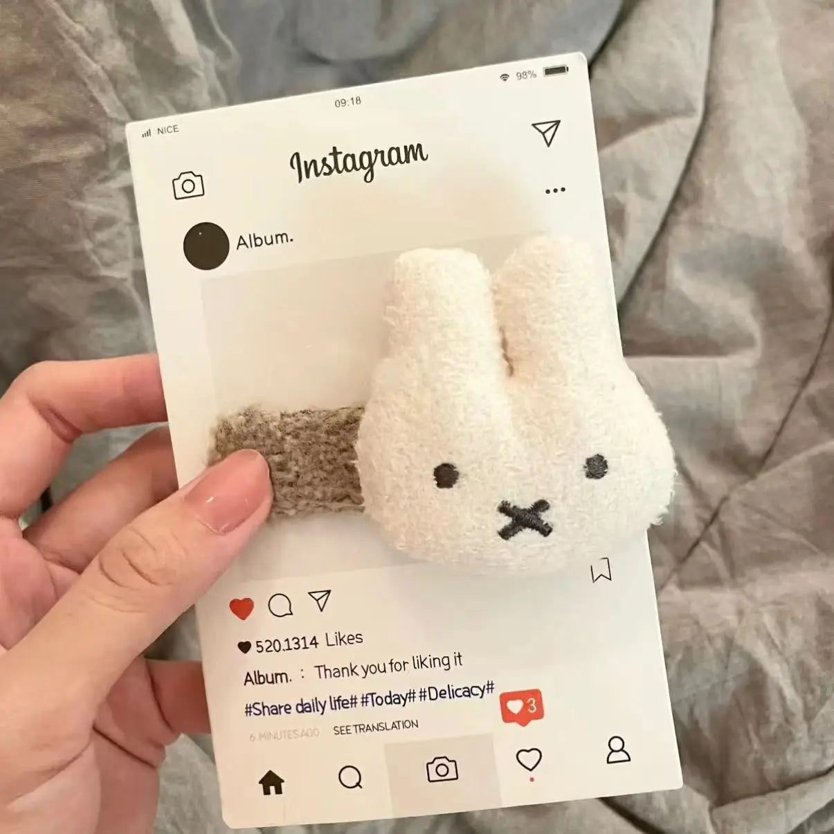 Miffy Plush Hairclip Set Animals - Tophatter Daily Deals