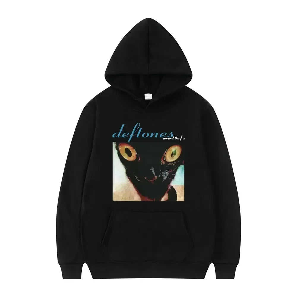 Oversized Unisex Hoodie - Retro Punk, Polyester, Street 2 - Tophatter Daily Deals