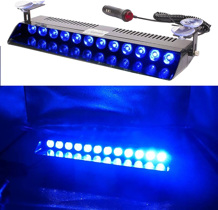 Blue Led Strobe Light Emergency Warning - Tophatter Daily Deals