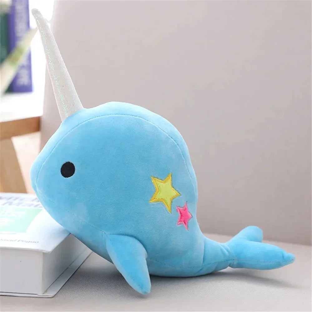 Narwhal Whale Star Plush Toy Animals - Tophatter Daily Deals