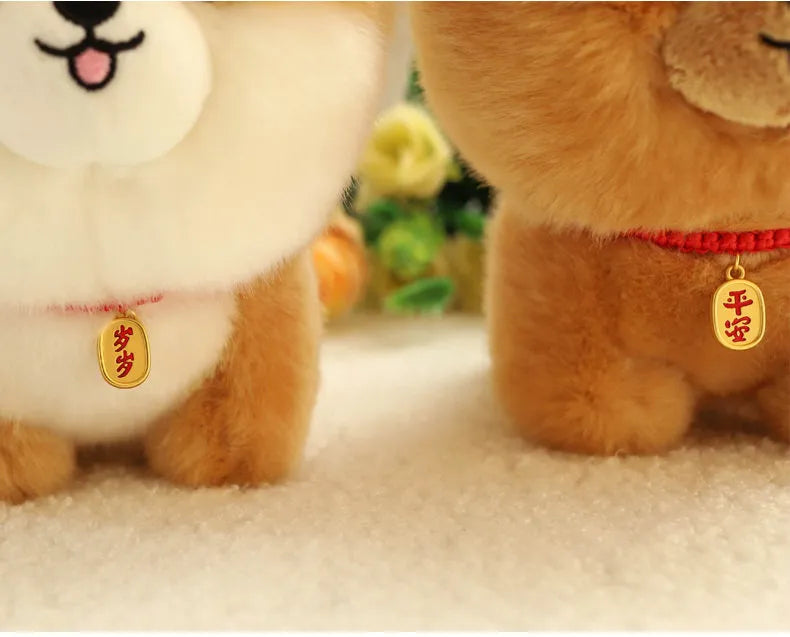 Corgi Dog Plush Toy Stuffed Animal Shiba inu ChowChow Yorkshire Bichon Husky Plush Animals - Tophatter Daily Deals