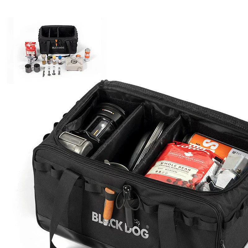 30L Camping Storage Bag Heavy-Duty Gear Black Duffel Bags - Tophatter Daily Deals