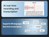 AI Voice Recorder With Real Time Transcribe 58 Languages - Tophatter Daily Deals