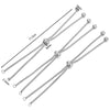 Stainless Steel Bracelet Extenders Adjustable Slider 3Pc Steel 04 3pcs - Tophatter Daily Deals