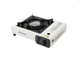 Camping Stove Cassette with 3-Layer Safety White Camp Cooking - Tophatter Daily Deals