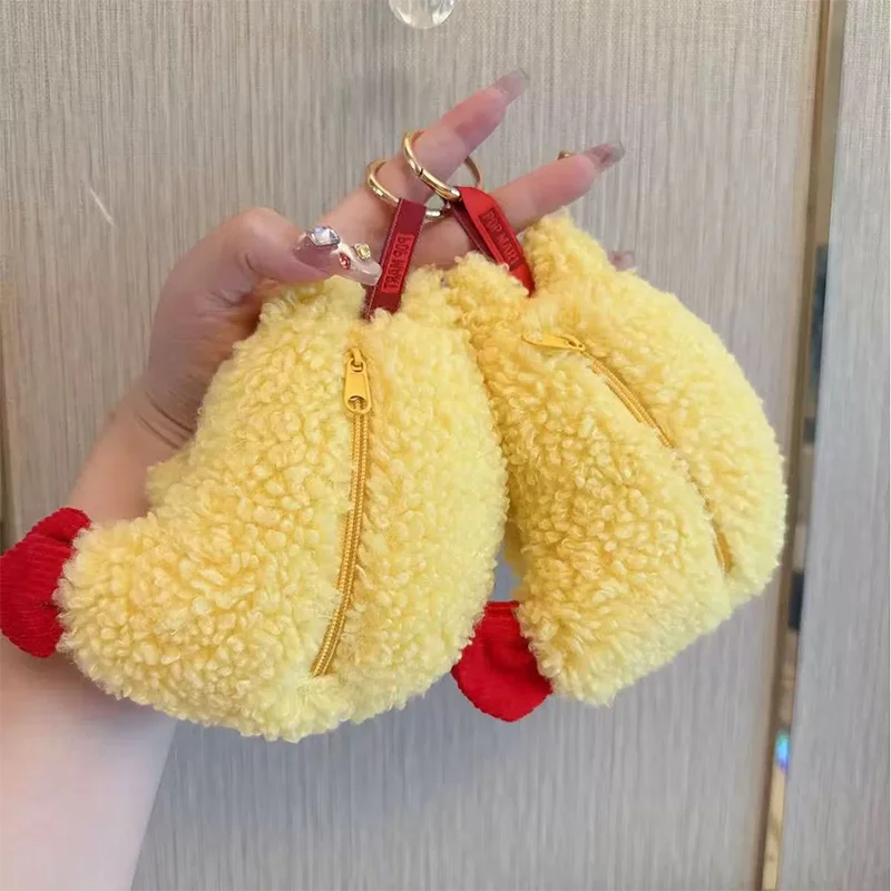 Tempura Shrimp Plush Earphone Bag Keychain Accessory - Tophatter Daily Deals