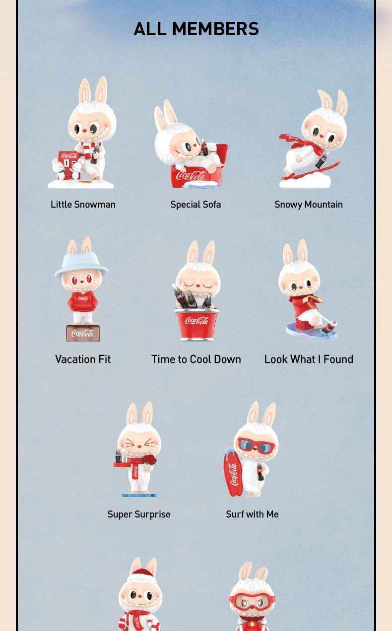 Genuine Pop Mart The Monsters Labubu Coca-Cola Series Figurines Blind Box Mythical - Tophatter Daily Deals