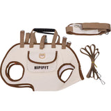 Small Dog Whole Body Lift Harness Pet Backpack Brown Dog Mobility Harnesses - Tophatter Daily Deals