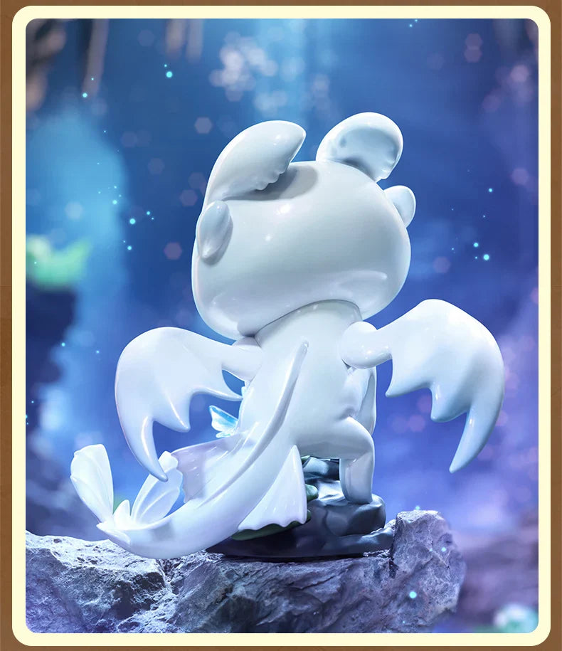 Genuine Pop Mart The Monsters Labubu - How to Train Your Dragon 200% Figurine Toothless Light Fury Mythical - Tophatter Daily Deals